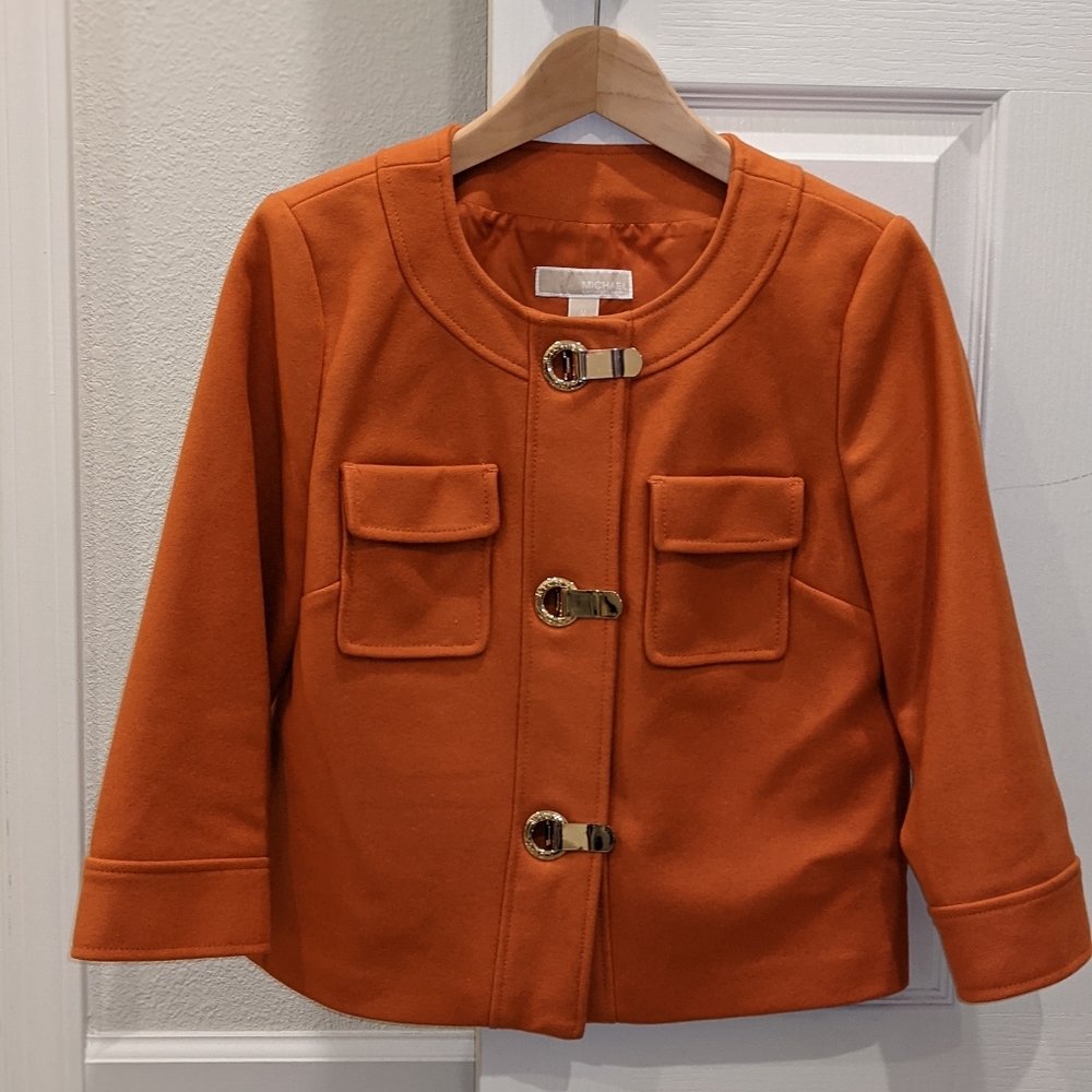 Michael Kors short wool coat